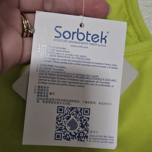 NWT Nibiki Sports sports bra size m/l - Picture 3 of 7